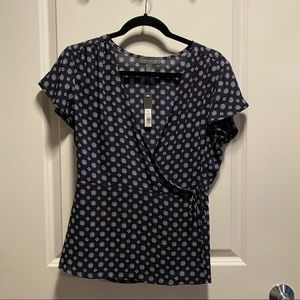 The Limited Wrap Blouse